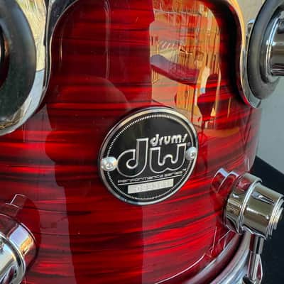DW Performance Series 8x10 Rack Tom in Ruby Red Oyster FinishPly (Rm 4) image 2