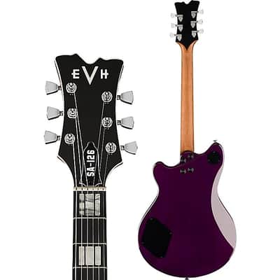 EVH SA-126 Special Semi-Hollow Electric Guitar 2024 - Transparent Purple image 5