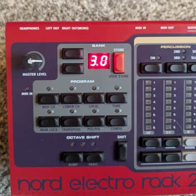 Nord Electro 2 Rack Rackmount Virtual Electromechanical Piano 2002 - 2009 - Red image 2
