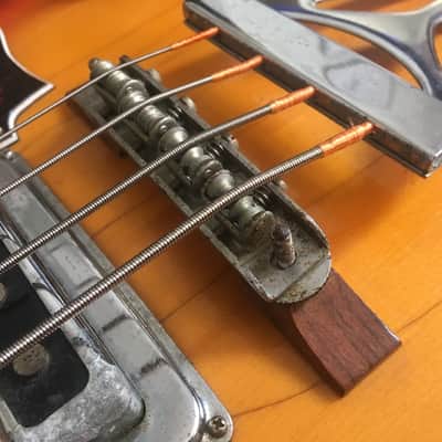 1960s Kawai Teardrop Bass Guitar Rare Japan Teisco image 21