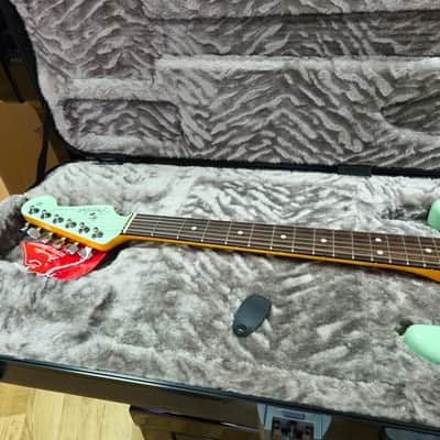 Fender Limited Edition American Professional II Matching Headcap Electric Guitar Surf Green image 8