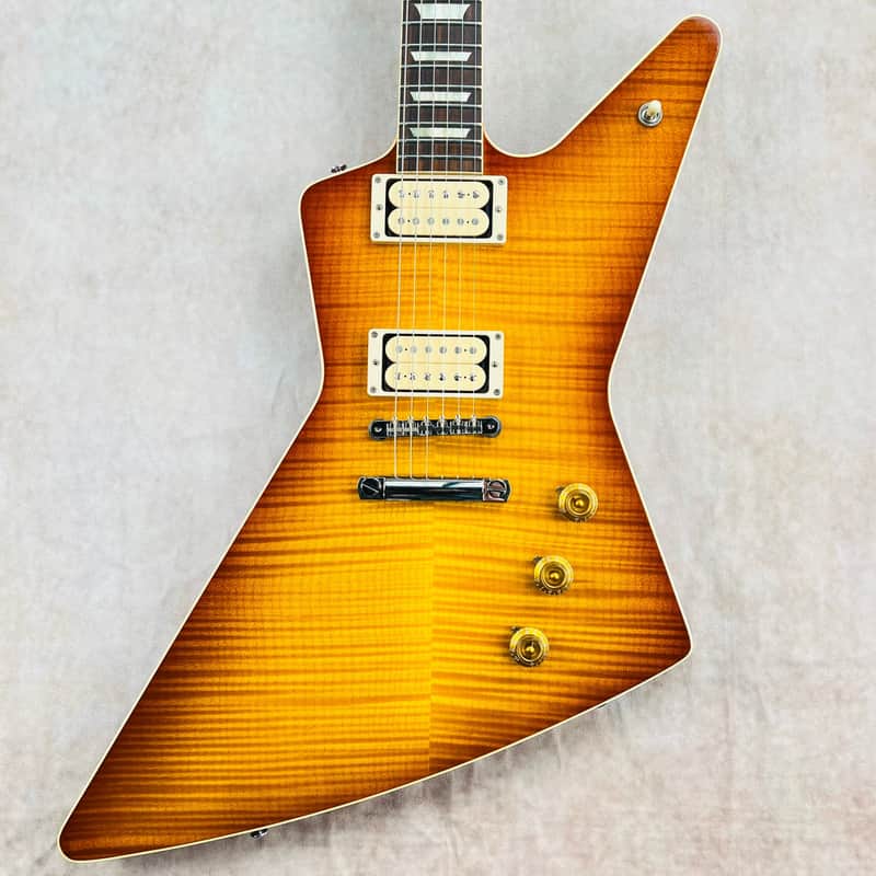 Gibson Custom Shop 1958 Explorer Flame Top 2014 - Iced Tea