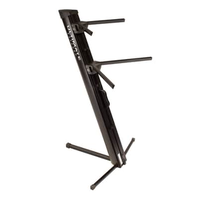 Ultimate Support APEX AX-48 Pro 2-Tier Column Keyboard Stand Black PROAUDIOSTAR image 1