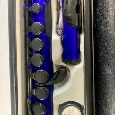 Nuvo Flute 2.0 Metallic blue with hard case image 3