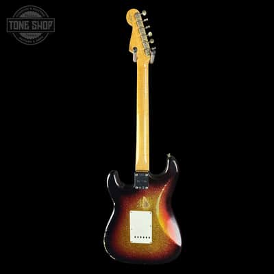 Fender Custom Shop 1963 Stratocaster Relic 3 Tone Sunburst Sparkle w/case TSLTD2OF10 image 8