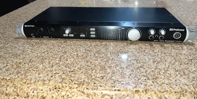 PreSonus Quantum Thunderbolt Audio Interface 2010s - Black image 1