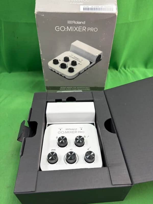 Roland GO:MIXER PRO Smartphone Audio Mixer 2018 - 2020 White Tested in Box image 1