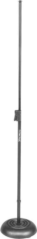 On-Stage MS7201QRB 34-62 Round Base Quik-Release Microphone Stand, Black image 1