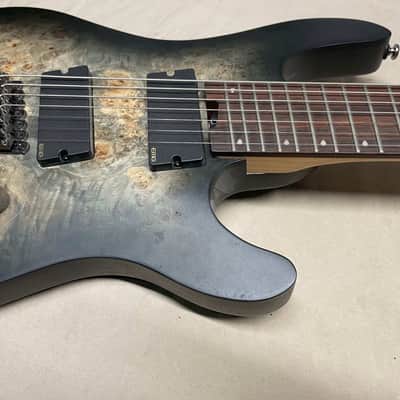 Cort KX Series KX500MS 7-string Multi-scale Guitar 2019 Dust Black image 5