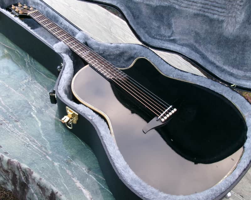 Alvarez Yairi 1990 YD88 BK Made In Japan "Paul McCartney" Black+Hard Case image 1