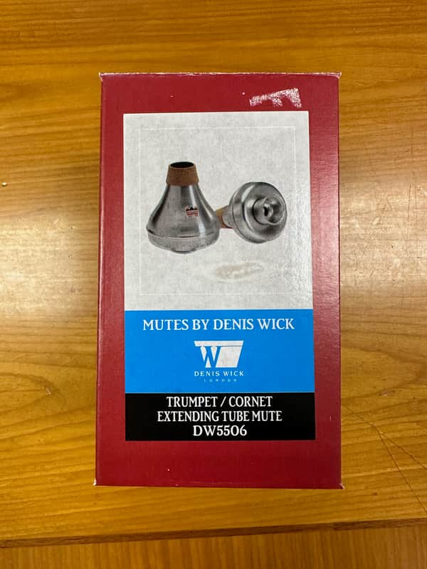 Denis Wick DW5506 Harmon-Style Extending Tube Mute for Trumpet 2010s - Silver image 1