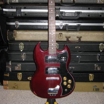 Vintage 1970's Raven SG Style Guitar - Made in Japan image 1