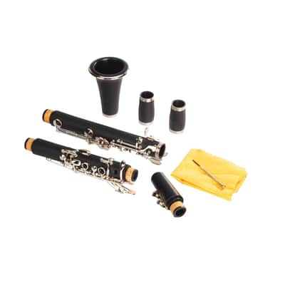 17-Key Bb Flat Clarinet Outfit Hard Bakelite Body w/ Case, Cloth & Accessories image 14