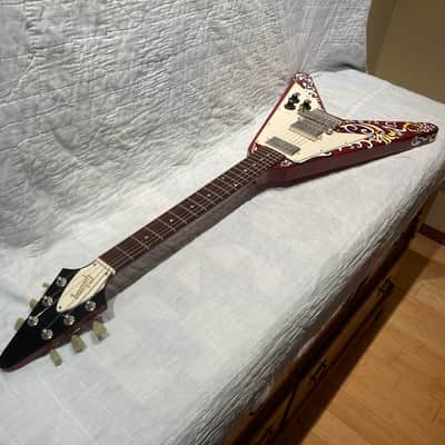 2005 Gibson Flying V Faded w/Jimi Hendrix Inspired Vibrola and Custom Paint Made in USA image 18