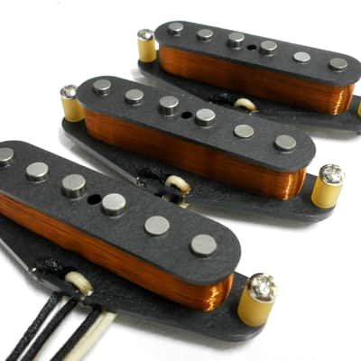 Stratocaster 1954 Pickups VINTAGE CORRECT Alnico III A3 Set HandWound Fits 50s Fender Strat 1950s 54 55 56 Q image 4