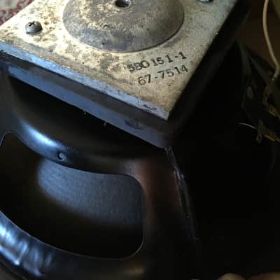 Vintage 1975 Ampeg V-4 Model SPV400 4x12 Speaker Cabinet Black Tolex Made in USA Eminence image 13
