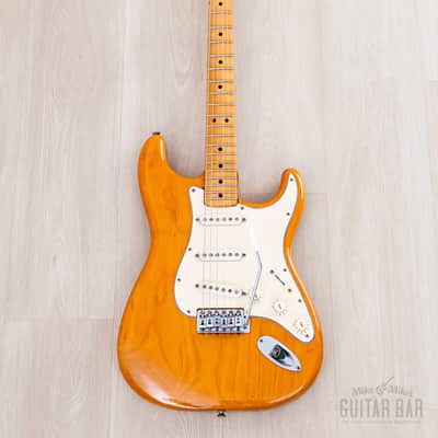 1974 Fender Stratocaster Vintage Electric Guitar Natural w/ Case image 2