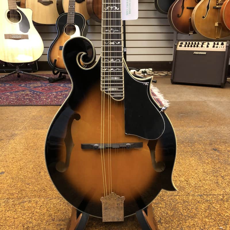 Gold Tone GM-35 F-Style Mandolin High Gloss Tobacco Sunburst w/Hard Case image 1