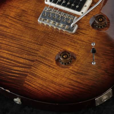 Paul Reed Smith (PRS) 2014 Custom 24 10Top Black Gold Burst Pattern Thin Neck [14 210725] (02/03) image 3