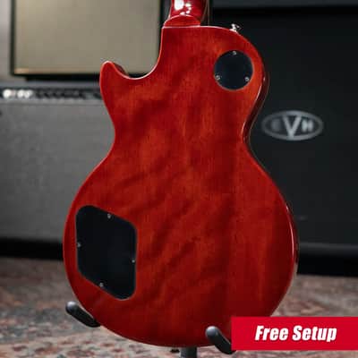 Epiphone Les Paul Standard 50s Figured Electric Guitar - Washed Cherry Sunburst image 2