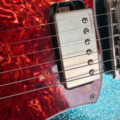 YouTube Vid in Description!! JD Simo’s Novo Serus J Merman Sparkle Modified original soft case electric guitar image 18