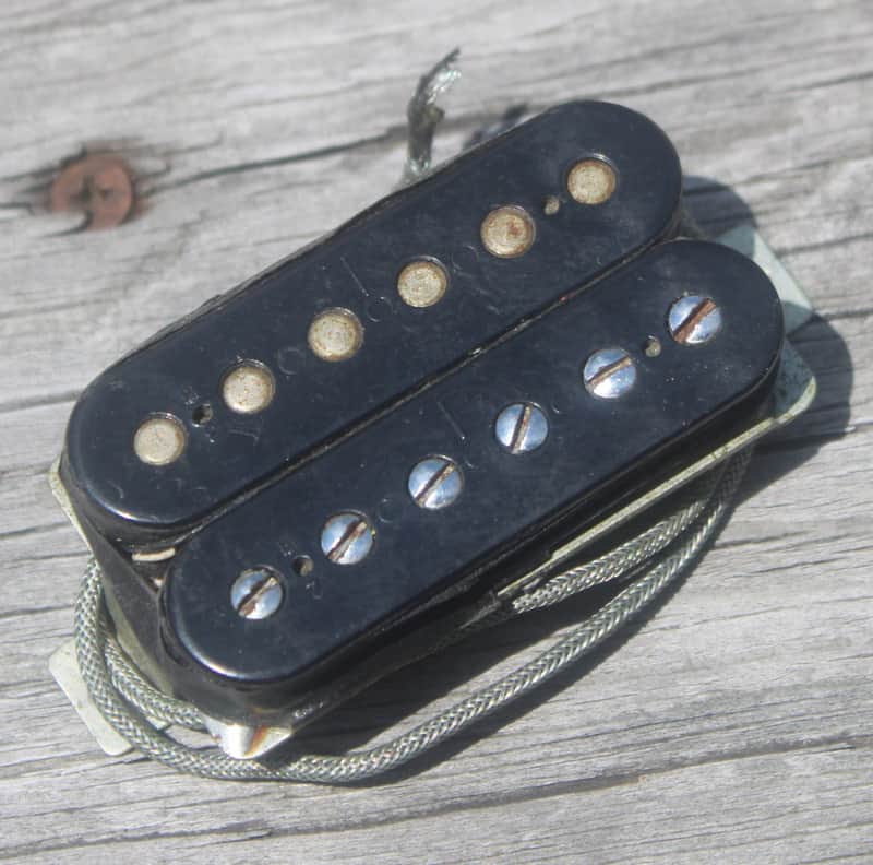 Vintage 1968 Gibson Patent Number Sticker Humbucker T Top Pickup 7.87K 1969 1960's 1970's Les Paul ES SG image 1