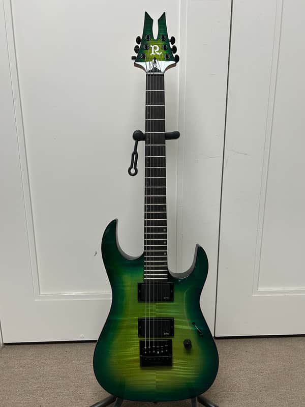 BC Rich Andy James Signature Assassin 6 Electric Guitar - Trans Green image 1
