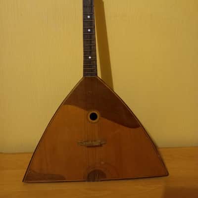 Balalayka USSR Soviet Folk Instrument Balalaika 3 Strings Vintage image 2
