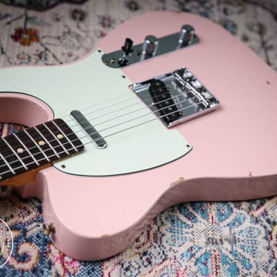 2021 Fender Custom Shop 59' Telecaster Relic Shell Pink image 19
