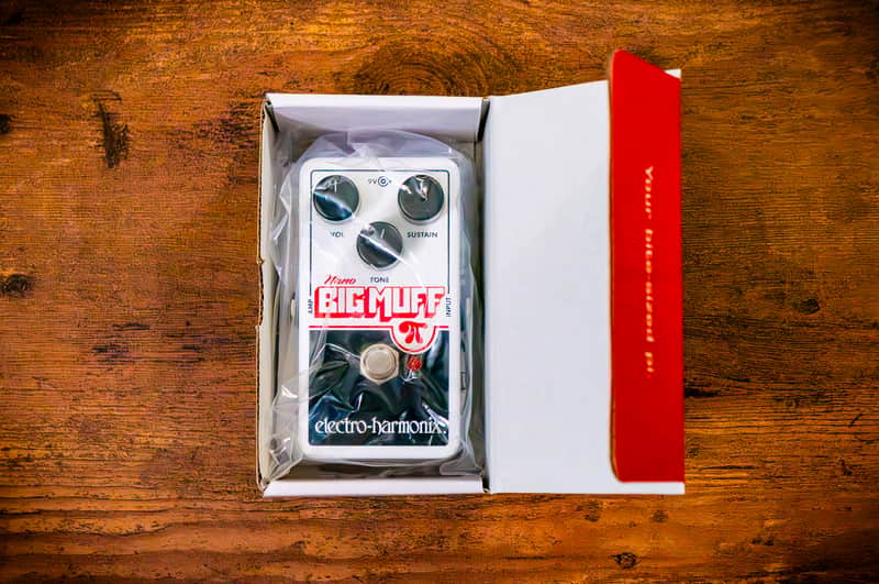 Electro-Harmonix Nano Big Muff Pi Distortion / Sustainer 2013 - Present - White / Black / Red image 1