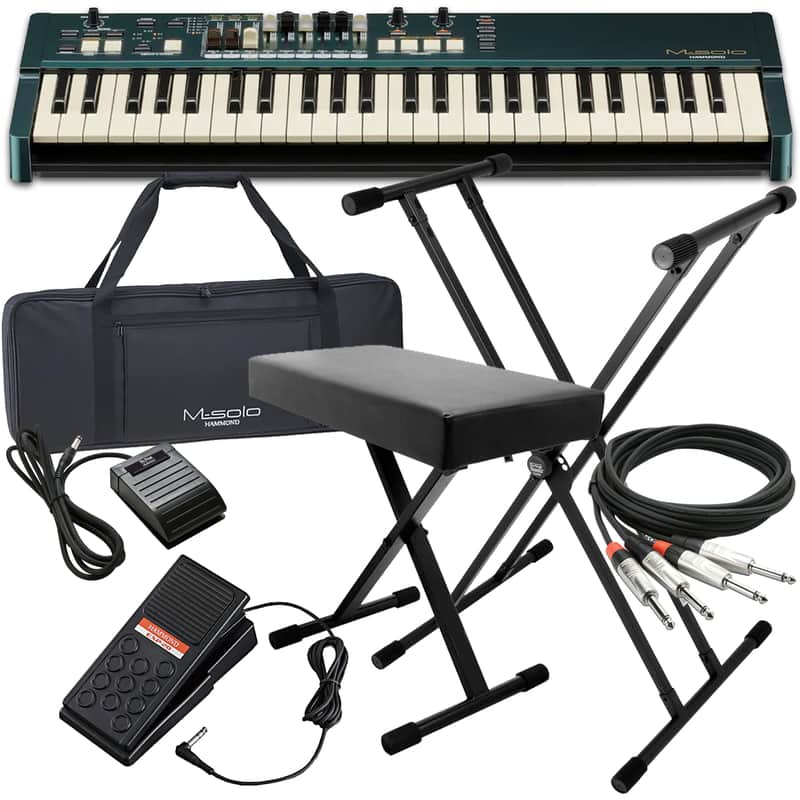 Hammond M-solo Organ - British Racing Green STAGE KIT image 1