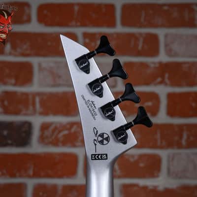 Jackson X Series David Ellefson 30th Anniversary Concert Bass CBX IV Quicksilver 2025 w/Hardshell Case image 10