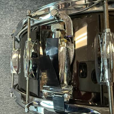 Gretsch Artist Series 6.5x14" Taylor Hawkins Signature Snare Drum 2010s - Black Nickel Over Steel image 5