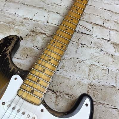Fraser Guitars - Aged Tobacco Burst custom shop 54 Stratocaster Guitar Vintage Relic MADE TO ORDER image 4