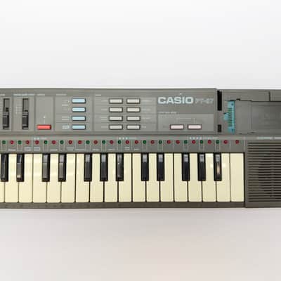 Casio PT-87 32-Key Mini Synthesizer 1980s - Black