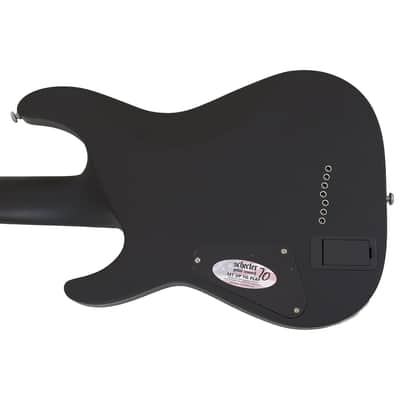 Schecter Damien Platinum-7 guitar in Satin Black B-Stock 0334 image 6