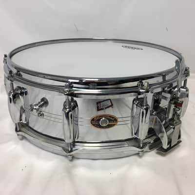Slingerland No. 141 Radio King 5x14" 10-Lug Chrome Over Brass Snare Drum 1963 - 1967