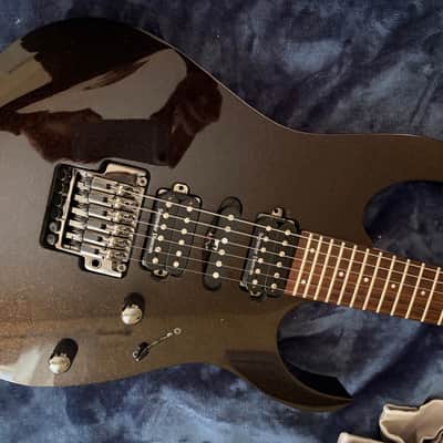 Ibanez RG1570 MRR Prestige / TeamJCraft 2007 - Black with yellow sparkles image 11