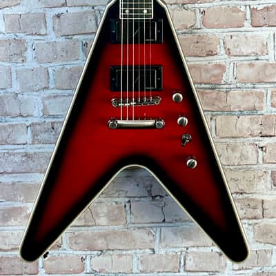 Epiphone Dave Mustaine Flying V Prophecy 2022 - Aged Dark Red Burst image 2
