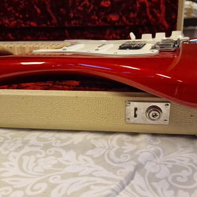 Fender Custom Shop Deluxe Stratocaster Candy Apple Red HSS AAA Flame USA image 18