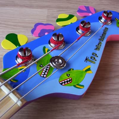TPP "Beatles" Yellow Submarine Bass - Fender 57' Precision Custom Build image 4