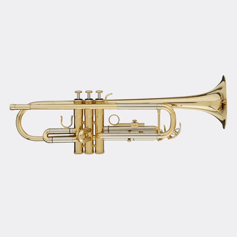 Blessing BTR1287 Bflat Trumpet .460 Bore Clear Lacquer Outfit image 1
