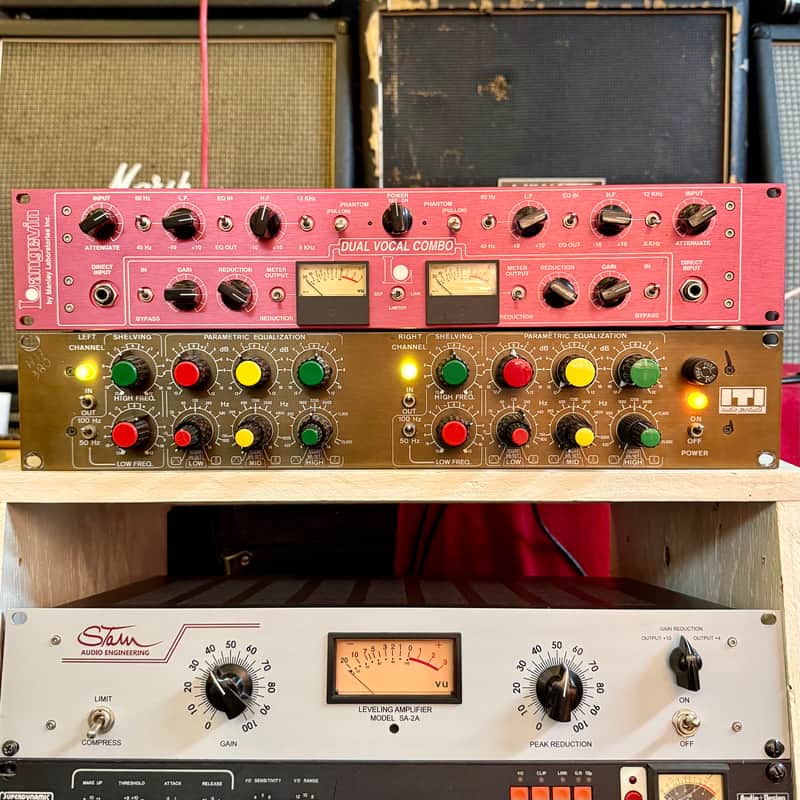 ITI ME-230 discrete parametric mastering equalizer c 1970 original vintage USA massenburg Sontec EQ image 1