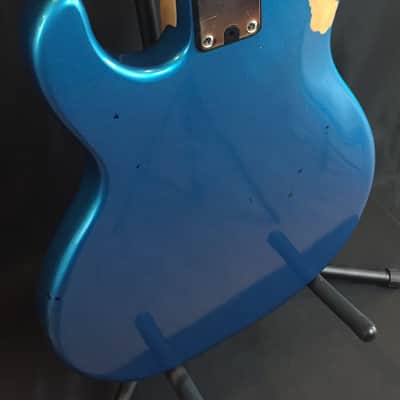 1982 Peavey USA T-20 4-String Bass Guitar Frost Blue Metallic w/ OHSC image 13