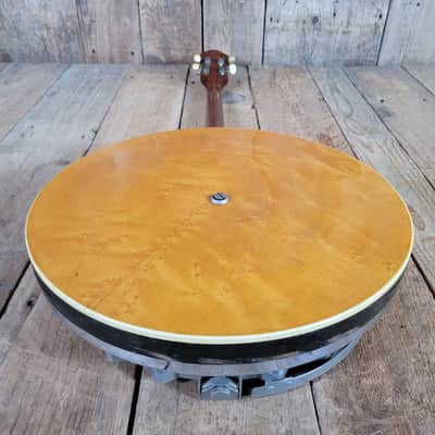 Framus Tenor 4 String Banjo 1960s w/ Chipboard Case image 12