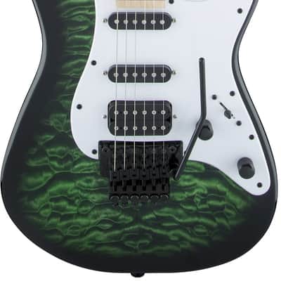 Jackson X Series Signature Adrian Smith SDXQ Electric Guitar. Maple FB, Transparent Green image 1