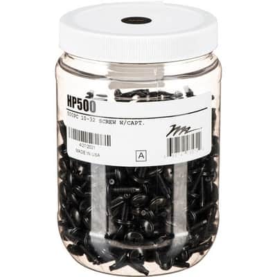 Middle Atlantic HP500 10-32 3/4" Black Phillips Truss-Head Screws (500 Pieces) image 5