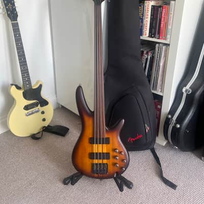 Ibanez SRF700-BBF Bass Workshop Fretless Soundgear 2014 - Present - Brown Burst Flat image 1