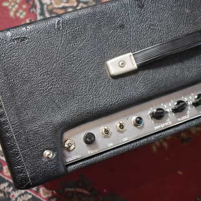 1959 Fender Bassman 5F6-A 4x10 Combo Modified Black Tolex Pre-CBS image 5