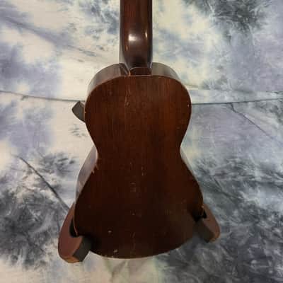 Video Demo Vintage RARE 1955 Gibson Soprano Brand Ukulele New Strings All Original Brand New Hard Shell Case image 13